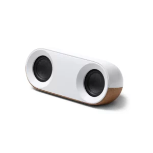 Altavoz inalámbrico Stamina Mambo 3189, blanco, vista de tres cuartos