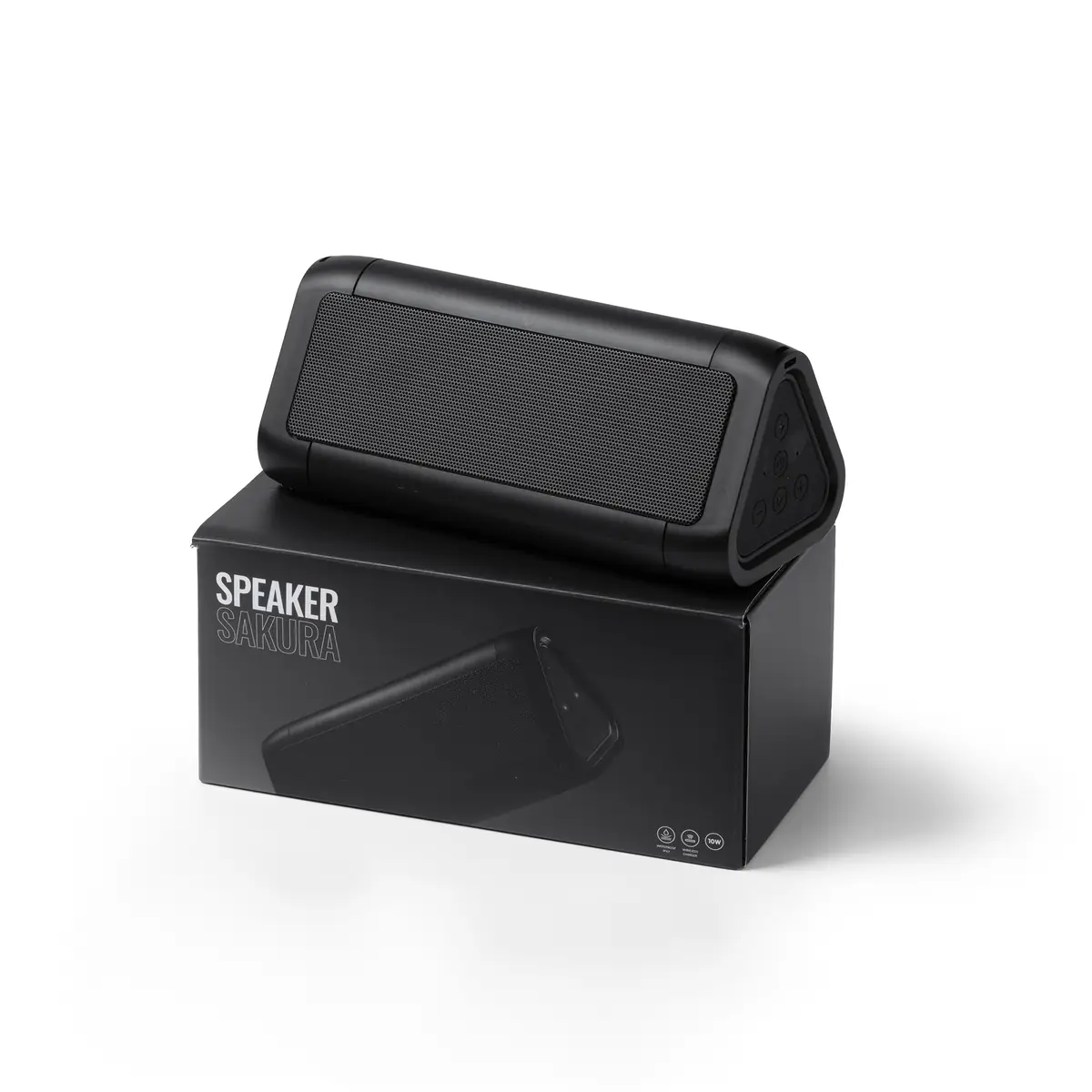 Altavoz con carga inalámbrica Stamina Sakura 3191 5 Altavoz con carga inalámbrica Stamina Sakura 3191, negro, presentación con caja