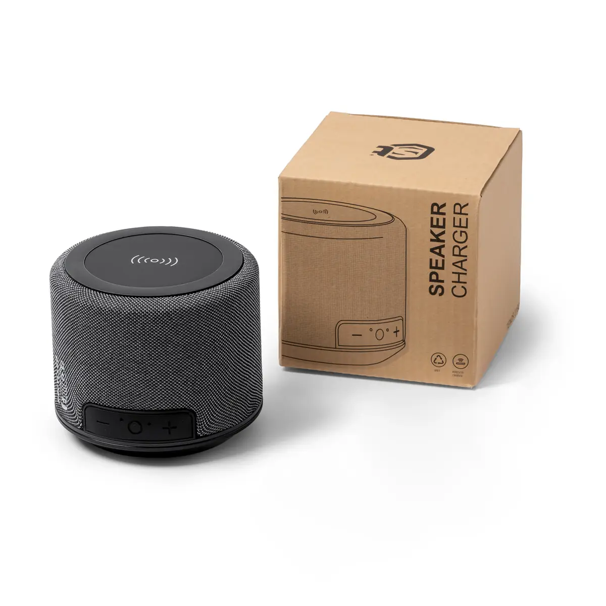 Altavoz con carga inalámbrica Stamina Tenor 3192 5 Altavoz con carga inalámbrica Stamina Tenor 3192, gris vigoré, presentación con caja