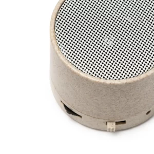 Altavoz inalámbrico Stamina Kumber 3198, crudo, detalle de la rejilla