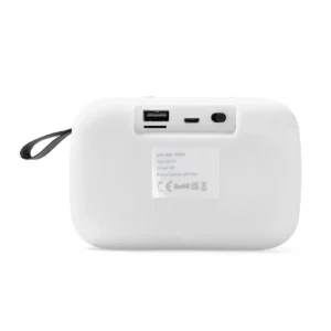 Altavoz inalámbrico Stamina Armin 3204, blanco, vista posterior de las conexiones