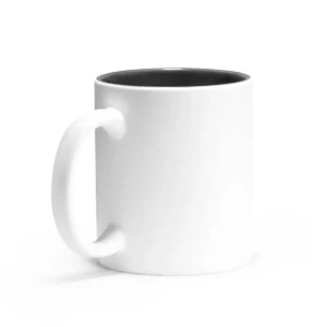 Taza con interior de color Stamina Roibo 3992, negro, vista frontal del producto
