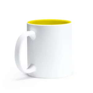 Taza con interior de color Stamina Roibo 3992, amarillo, vista frontal del producto