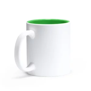 Taza con interior de color Stamina Roibo 3992, verde helecho, vista frontal del producto