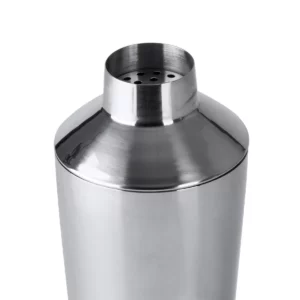 Coctelera de acero Stamina Daniel 3994, plata, detalle del cuello y del cierre