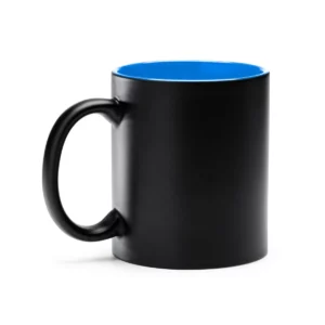Taza con interior de color Stamina Macha 3997, royal claro, vista frontal del producto
