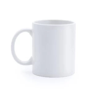 Taza de cerámica para sublimar Stamina Lima 4000, blanco, vista frontal del producto