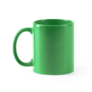 Taza de cerámica Stamina Papaya 4006, verde helecho, vista frontal del producto