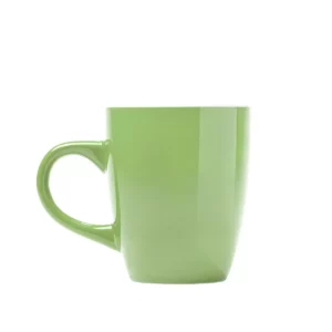Taza de cerámica Stamina Nolo 4009, verde oasis, vista frontal del producto
