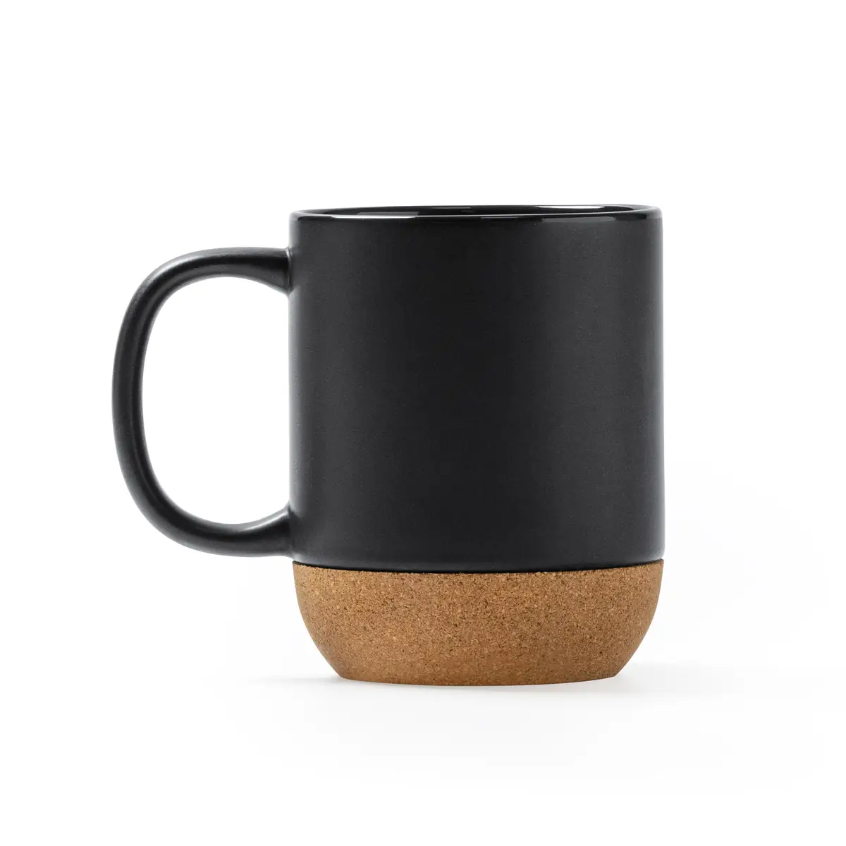 Taza con base de corcho Stamina Rosella 4013 2 Taza con base de corcho Stamina Rosella 4013, negro, vista frontal del producto