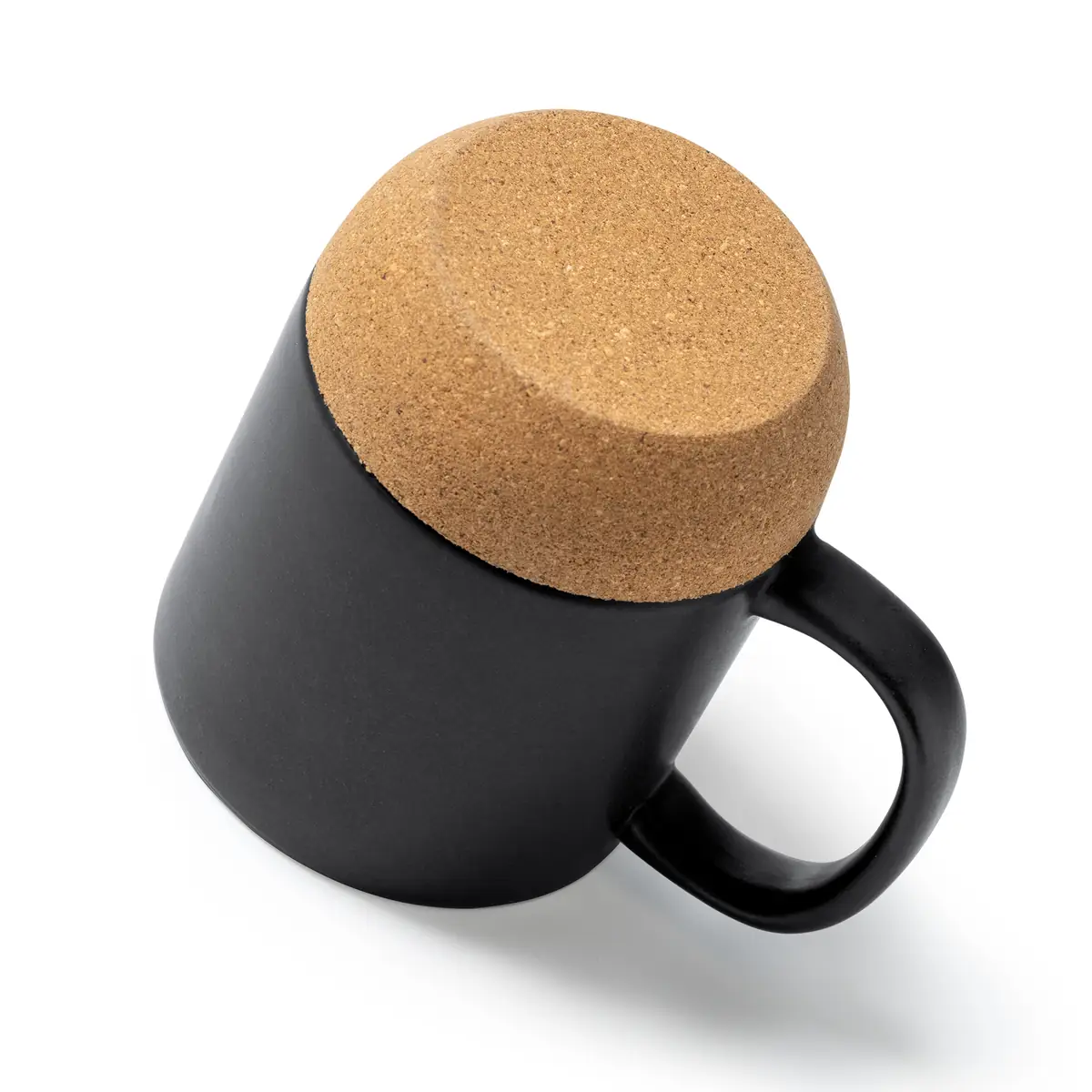 Taza con base de corcho Stamina Rosella 4013 5 Taza con base de corcho Stamina Rosella 4013, negro, detalle de la base de corcho