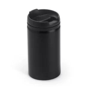 Vaso de acero Stamina Milu 4029, negro, vista frontal del producto