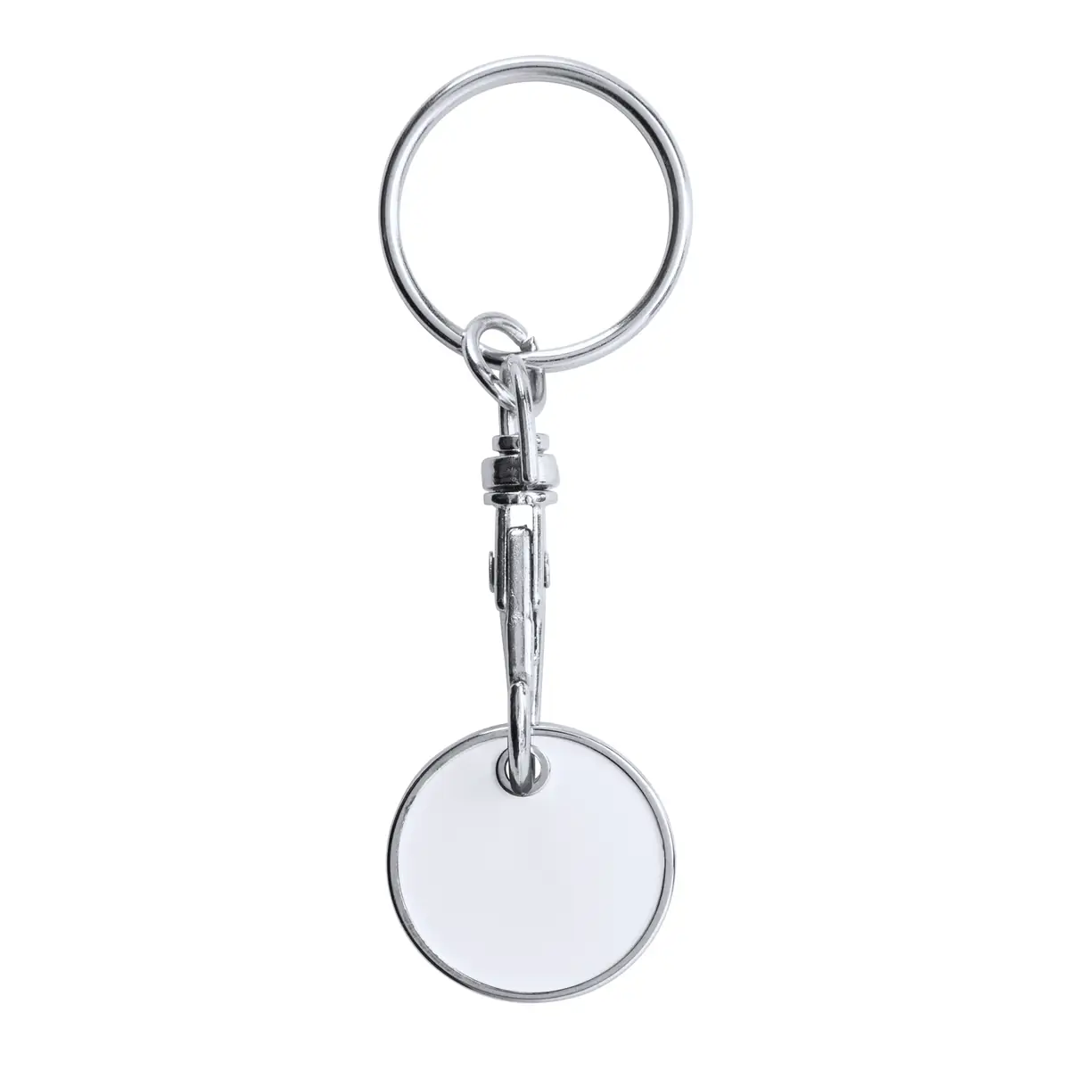 Llavero moneda Stamina Tonic 4050 1 Llavero moneda Stamina Tonic 4050, blanco, vista frontal del llavero