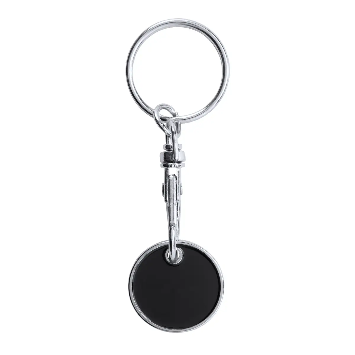 Llavero moneda Stamina Tonic 4050 5 Llavero moneda Stamina Tonic 4050, negro, vista frontal del llavero