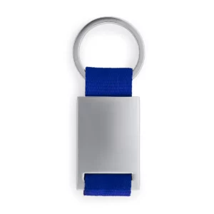Llavero metálico Stamina Mineral 4051, royal, vista frontal del llavero
