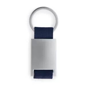 Llavero metálico Stamina Mineral 4051, marino, vista frontal del llavero