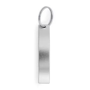Llavero abridor Stamina Sparkling 4070, plata, vista frontal del llavero