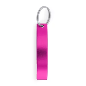Llavero abridor Stamina Sparkling 4070, fucsia, vista frontal del llavero