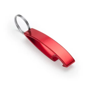 Llavero abridor Stamina Sparkling 4070, rojo, vista del modelo en perspectiva