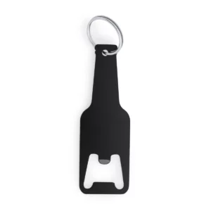 Llavero abridor botella Stamina Stout 4071, negro, vista frontal del modelo