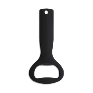 Abridor de aluminio Stamina Lager 4072, negro, vista frontal del modelo