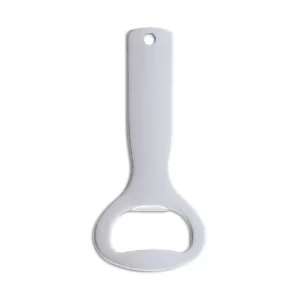 Abridor de aluminio Stamina Lager 4072, plata, vista frontal del modelo