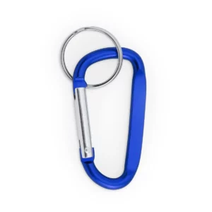 Llavero mosquetón Stamina Pale 4073, royal, vista frontal del llavero