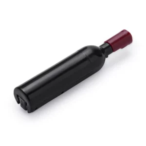 Sacacorchos con forma de botella Stamina Syrah 4076, negro, vista del sacacorchos cerrado