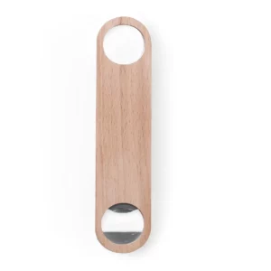 Abridor de madera Stamina Shake 4078, madera, vista frontal del abridor