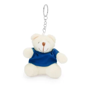 Llavero osito de peluche Stamina Sito 4079, royal, vista frontal del llavero