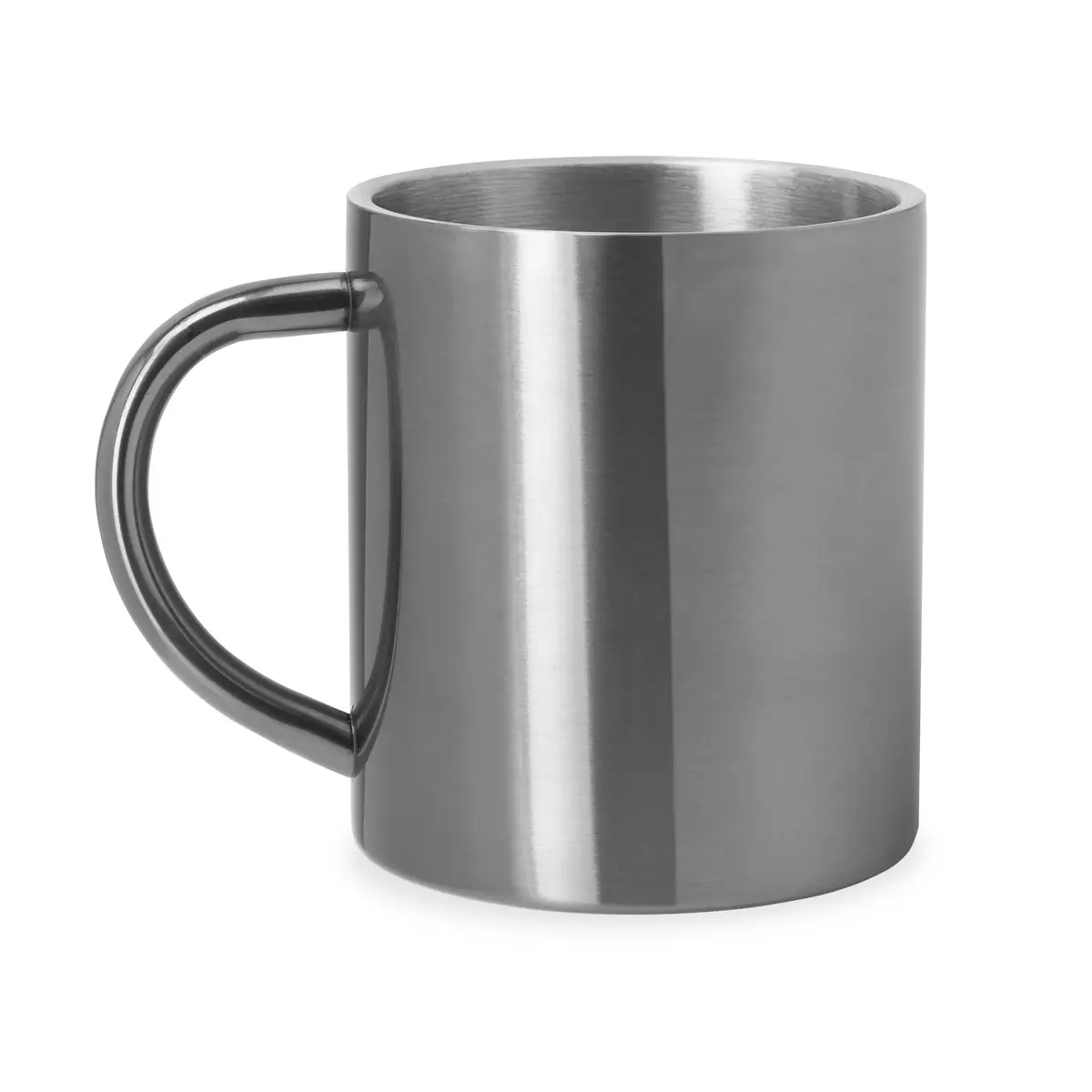 Taza de acero Stamina Kiwan 4083 5 Taza de acero Stamina Kiwan 4083, plata, vista frontal del producto