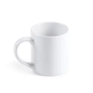 Taza de cerámica para sublimar Stamina Marang 4084, blanco, vista superior de la taza en perspectiva