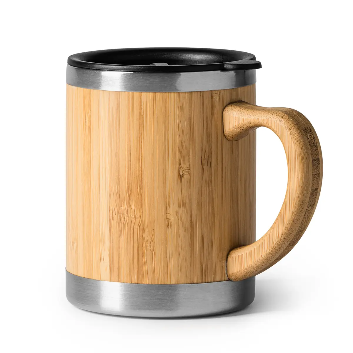 Taza con bambú Stamina Pana 4097 1 Taza con bambú Stamina Pana 4097, crudo, vista frontal del producto