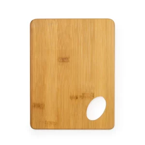Tabla de cortar de bambú Stamina Devon 4114, crudo, vista frontal de la tabla