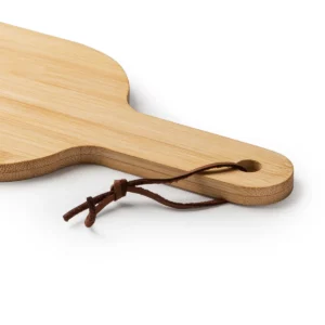 Tabla de cortar de bambú Stamina Boran 4115, crudo, detalle del mango y la cuerda