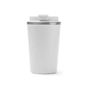 Vaso térmico Stamina Okele 4134, blanco, vista frontal del producto