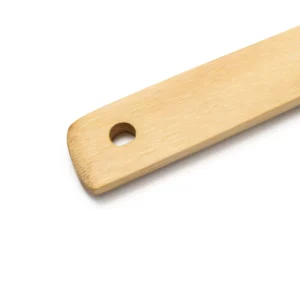 Cuchara de bambú Stamina Nori 4146, bambú, detalle del orificio del mango