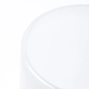 Vaso de cristal para sublimar Stamina Puket 4148, transparente, detalle superior del borde del vaso