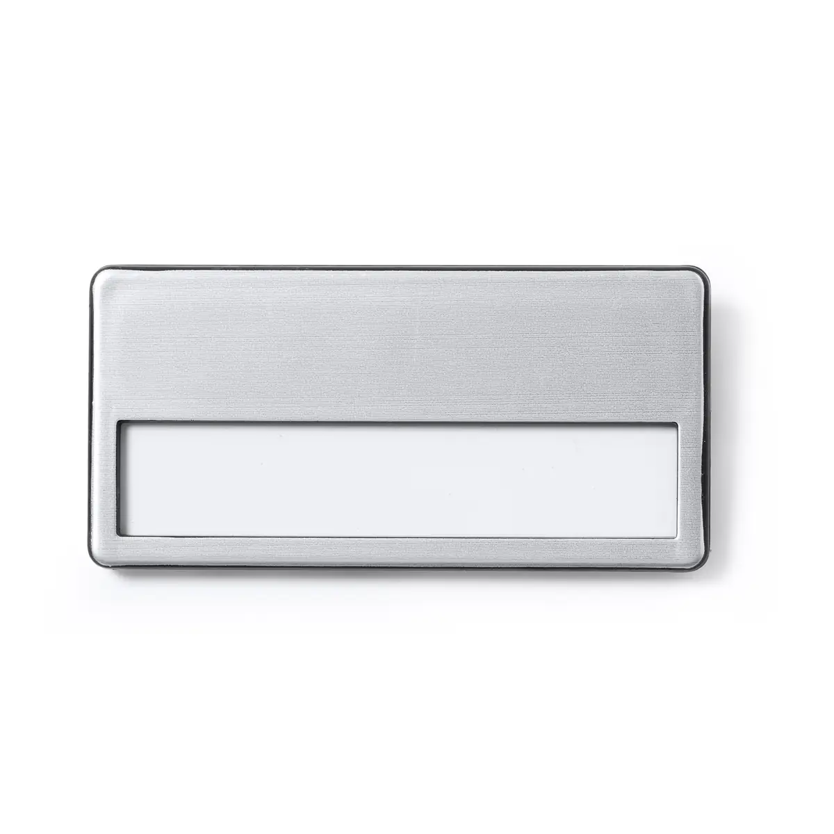 Identificador de aluminio Stamina Ganda 7069 1 Identificador de aluminio Stamina Ganda 7069, plata, vista frontal