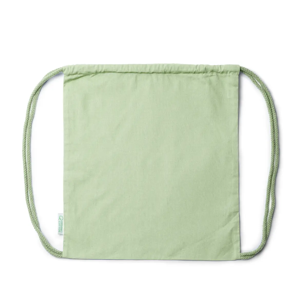 Pack 20 mochilas de algodón Stamina Brest 7087 3 Mochila de algodón Stamina Brest 7087, verde mist, vista frontal del producto