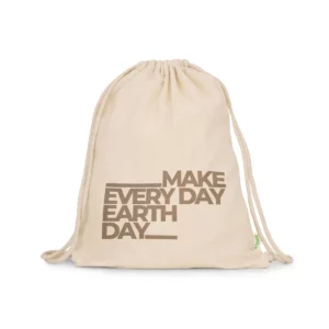 Mochila de algodón Stamina Muna 7098, crudo, ejemplo de personalización sobre la mochila