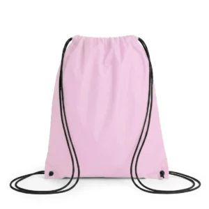 Mochila de cuerdas Stamina Hamelin 7114, rosa claro, vista frontal del producto