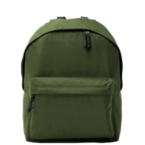 Mochila clásica Stamina Marabu 7124, verde militar, vista frontal de la mochila