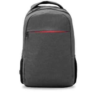 Mochila jaspeada Stamina Chucao 7146, negro vigoré, vista frontal de la mochila