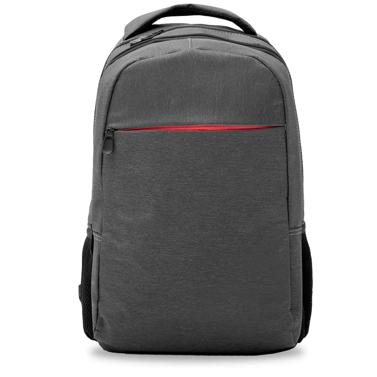 Mochila jaspeada Stamina Chucao 7146 3 Mochila jaspeada Stamina Chucao 7146, negro vigoré, vista frontal de la mochila