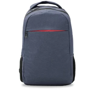 Mochila jaspeada Stamina Chucao 7146, dénim vigoré, vista frontal de la mochila