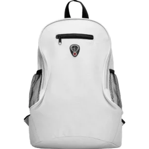 Mochila con salida para auriculares Stamina Condor 7153, blanco, vista frontal de la mochila