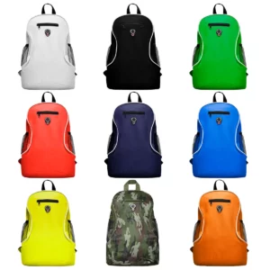 Mochila con salida para auriculares Stamina Condor 7153, vista del conjunto de colores