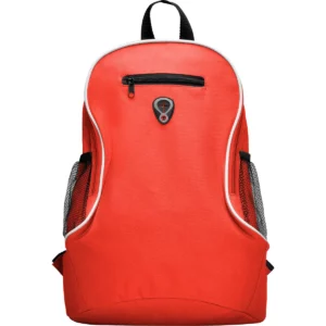 Mochila con salida para auriculares Stamina Condor 7153, rojo, vista frontal de la mochila