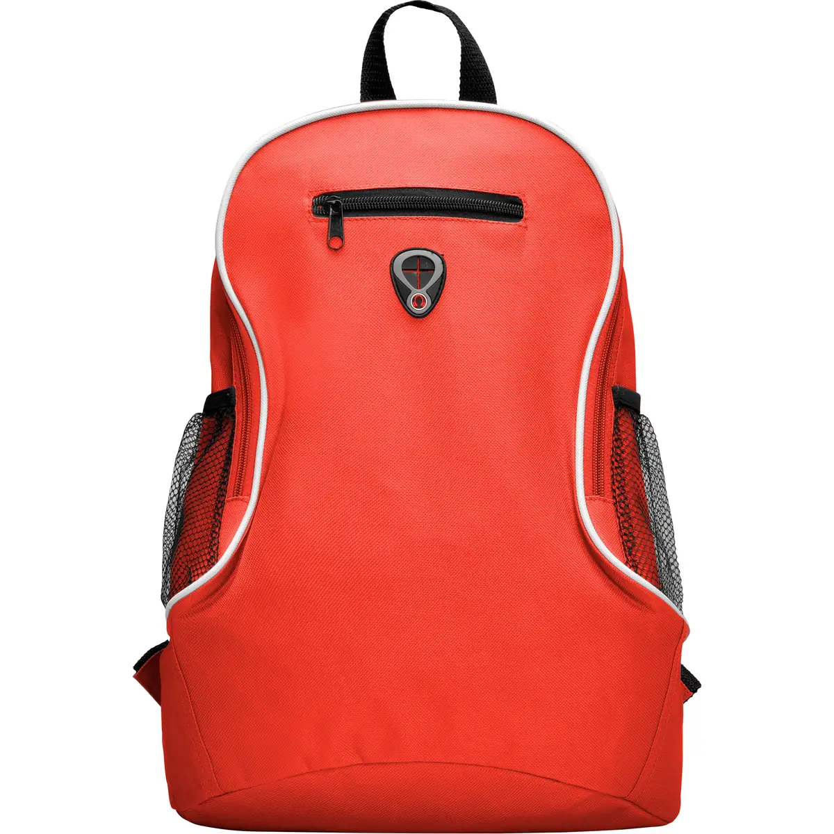 Mochila con salida para auriculares Stamina Condor 7153 4 Mochila con salida para auriculares Stamina Condor 7153, rojo, vista frontal de la mochila